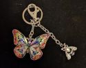 Honey Goods Bee & Butterfly key chain/ zipper pull