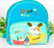Embroidered Applique Kids Fabric Backpack