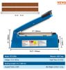 Impulse Sealer 8in Manual Heat Seal Machine